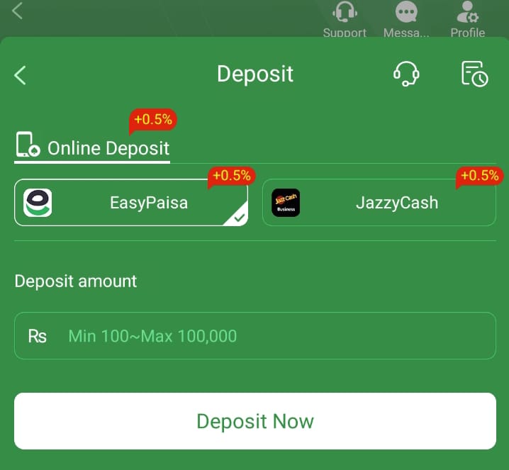777cx deposit