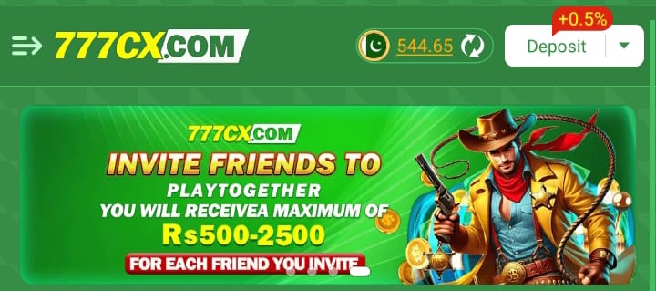 777cx invite bonus