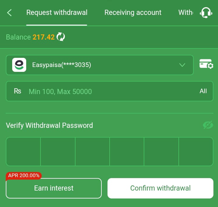 777cx withdraw